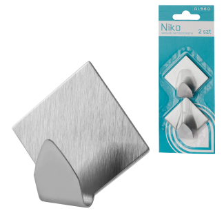 Set of self-adhesive rhombus hangers NIKO 2 pieces 8447