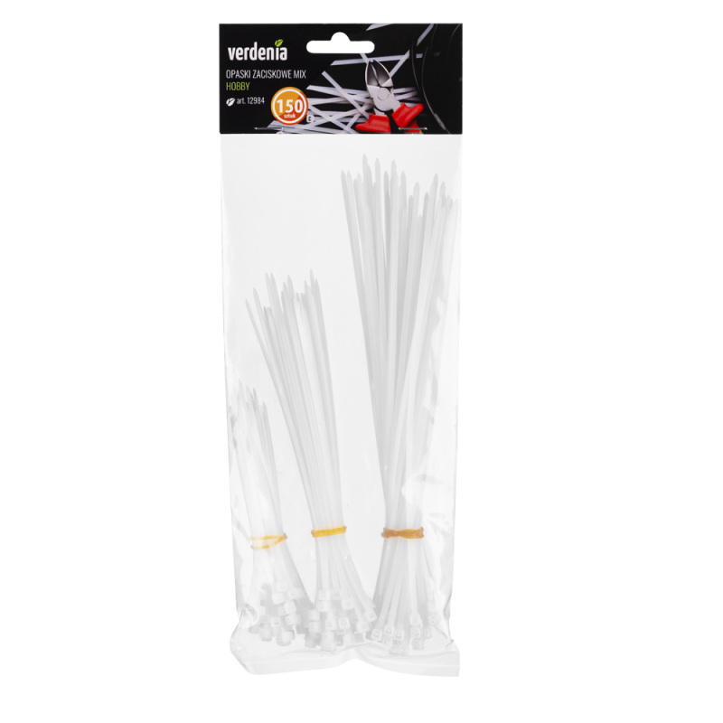 HOBBY cable ties 25cm 80 pieces 13004 white