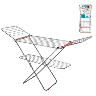 Aluminum 2-level laundry dryer ROSE 24m 27379