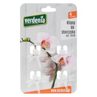 Orchid clips 4 pieces 25110 transparent