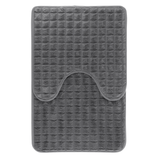 PANAMA bathroom mat set 45x70/45x45cm 2 pieces 06266 gray