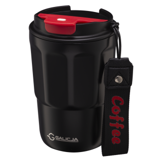Thermal mug COFFEE 350ml 23058 black