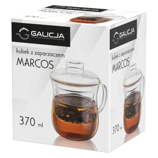 MARCOS mug with infuser 370ml 22143