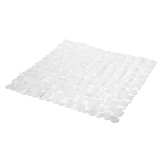 PEBBLE bathroom mat 53x53cm 28816 white
