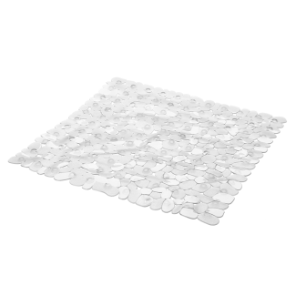 PEBBLE bathroom mat 53x53cm 28816 transparent