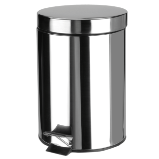 STILLO 5l 29434 round bathroom waste bin with pedal