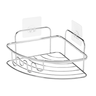 Corner bathroom shelf AXEL 28265 chrome