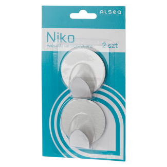 Set of NIKO self-adhesive round hangers, 2 pieces, 6470