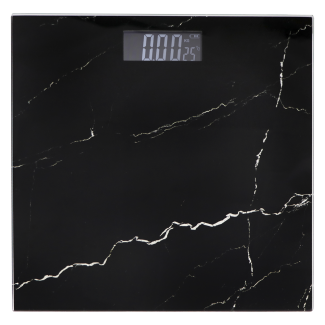 Bathroom scale MARBLE BLACK 28x28cm 18504