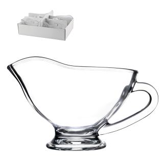 GRACE glass sauceboat 160ml 27059 (tray of 6 pieces)