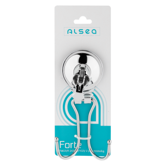 Double hook with suction cup FORTE 9118