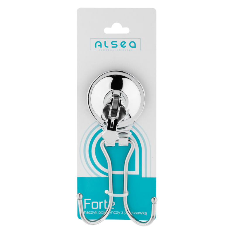 Double hook with suction cup FORTE 9118