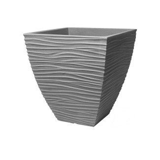 SAND square flowerpot 40x40x42cm/40l 07195 gray