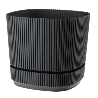 PERA 4 flowerpot 21cm 09335 anthracite