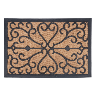 FRED rubber coconut doormat 60x40cm 26407 pattern 5
