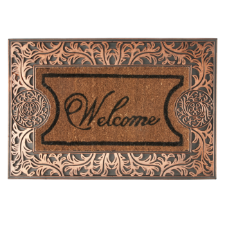 LUCAS rubber coconut doormat 60x40cm 6548 pattern 1