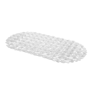 PEBBLE bathroom mat 35x68cm 28824 transparent