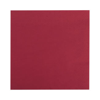 ELEGANCE single-color napkins 20 pcs, 20305 burgundy