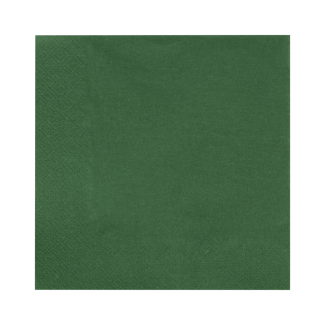 ELEGANCE single-color napkins 20 pcs, 20396 green