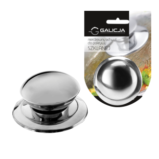 Stainless steel handle for glass cover 6345