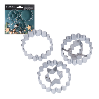 Cookie cutters with a hole BN 3 pieces 19693