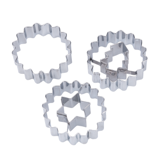 Cookie cutters with a hole BN 3 pieces 19693