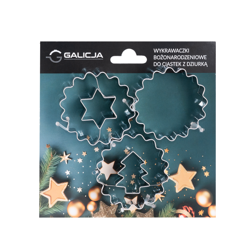 Cookie cutters with a hole BN 3 pieces 19693