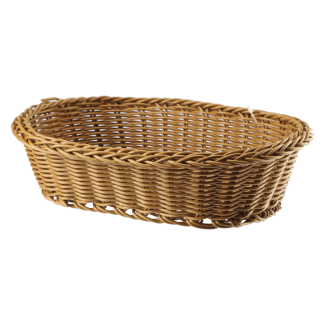 Oval basket COMBO 5974 brown