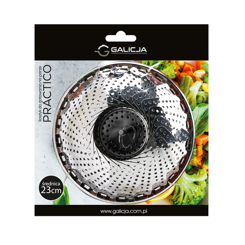 PRACTICO steamer basket 23cm 8650