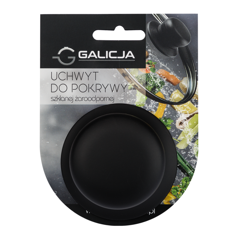 Silicone holder for glass lid 4121 black