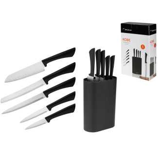 KOBE 6-piece knife block set 20422