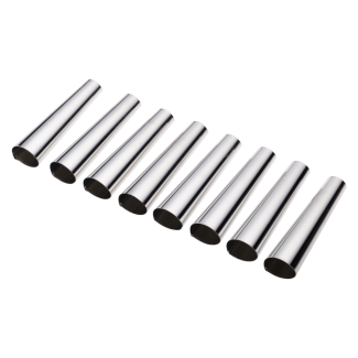 Set of PLATINO tube molds 9cm 8 pieces 10966