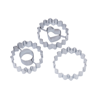 PRACTICO cookie cutters with hole, 3 pieces, 19686