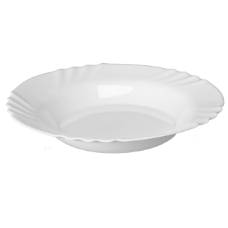 Deep plate BIANCO 23cm 8818