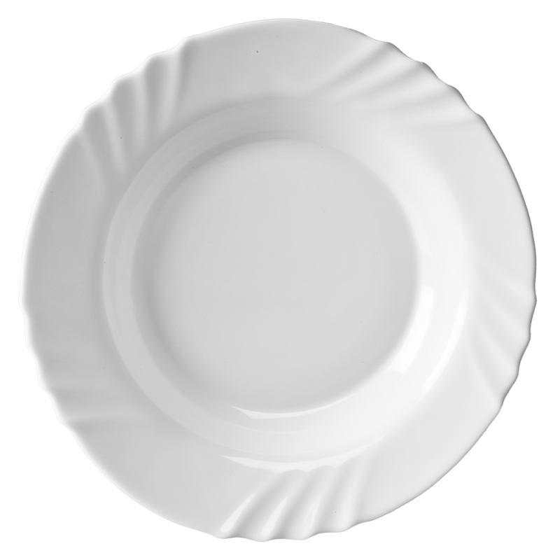 Deep plate BIANCO 23cm 8818