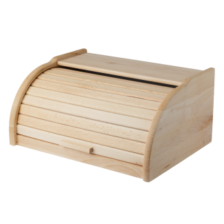 BRETTO 27108 wooden bread box, natural