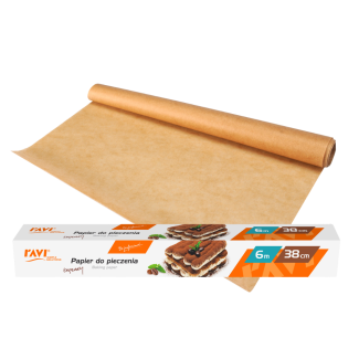 Brown baking paper 6mx38cm 00392