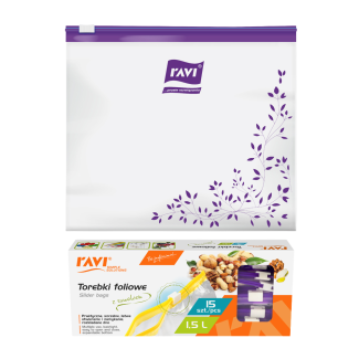 Zipper bags 1.5L, 15 pcs. 00217