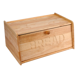 Rubberwood bread box 51898