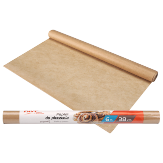 Brown baking paper 6mx38cm roll 10393