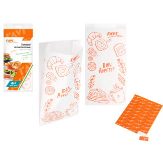 Lunch bags 12.5x25cm, 40 pcs. 00317