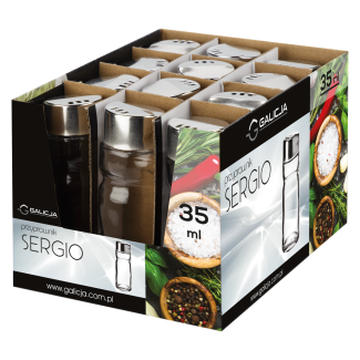SERGIO spice jar 35ml 1592 (display 12 pieces)
