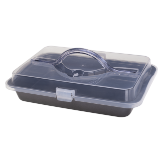 Non-stick baking tray with lid IDEAL 32.5x22.5x5cm 19488
