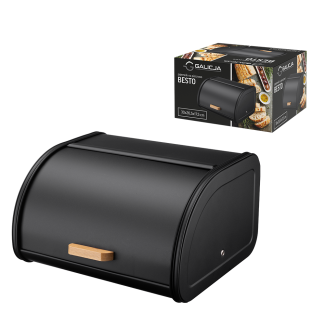 BESTO 1736 bread bin, black