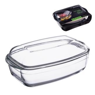 Rectangular ovenproof dish with lid TERMICA 6.5l 21597