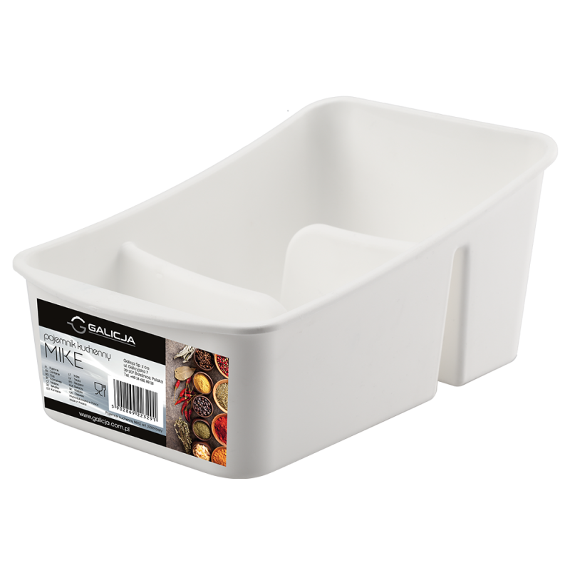 MIKE 22329 spice organizer container white