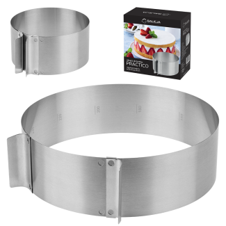 PRACTICO adjustable cake ring 16-30cm 26220 