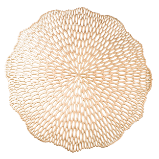 Decorative mat FIORA 50204 gold