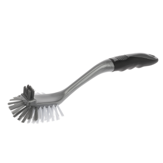 Double-sided dish brush PLATINUM 51339 silver