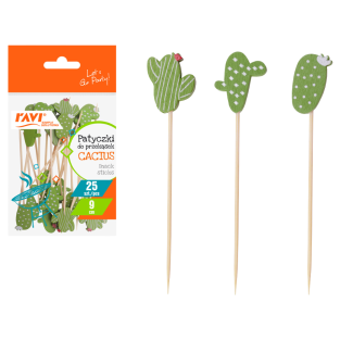 NJ CACTUS Snack Sticks 25pcs / 9cm 91842